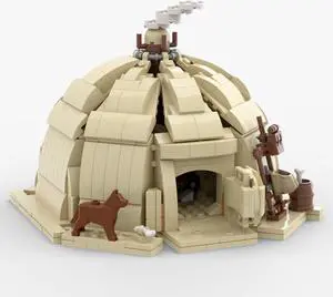 ZITIANYOUBUILD C6944 Hut / Tent with Interior from TV Series Building Toys Set 771 Parts