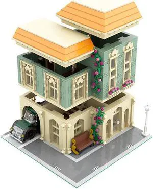 ZITIANYOUBUILD C5475 Modular Post Office with Delivery Car Building Toys Set 2308 Parts