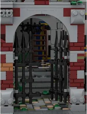 ZITIANYOUBUILD MOC-150081 Modular Ruined Villa A Old But Beautiful House Model 1364 Parts