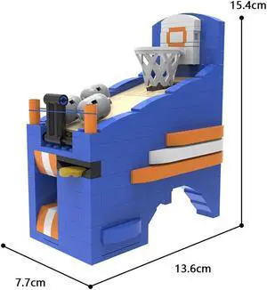 ZITIANYOUBUILD C7887 Basketball Toy Basketball Machine Model with 3 Balls 283 Parts Brand New