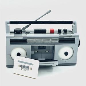 ZITIANYOUBUILD luyinji Cassette Player Tape Recorder Radio for Display Kids 280 Parts