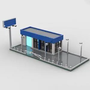 ZITIANYOUBUILD MOC-110822 Car Dealership Model Building Toys Set for Display 1138 Parts ZITIANYOUBUILD MOC-110822 Car Dealership Model Building Toys Set for Display 1138 Parts