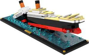 ZITIANYOUBUILD C5152 Passenger Liner Ship Sinking Scene Building Toys Set 782 Parts