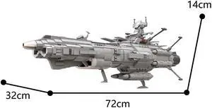 ZITIANYOUBUILD C7533 Space Battleship Mode with Display Stand from TV Show 2389 Parts