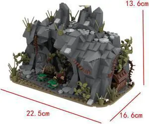 ZITIANYOUBUILD MOC-133502 The Hill from Middle-earth in Movie Building Toys 599 Parts Gift
