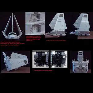 ZITIANYOUBUILD C4952 Imperial Shuttle with Power Functions and Display Stand