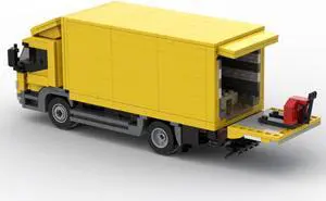 ZITIANYOUBUILD MOC-102534 Fully Playable and Functional Transport Truck Model Yellow 783 Parts