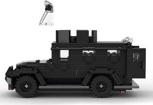 ZITIANYOUBUILD MOC-155477 Wheeled SWAT Vehicle for Military and Law Enforcement Use 300 Parts