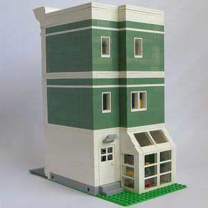 ZITIANYOUBUILD C4226 Modular Florist and Apartment Model with Interior 1565 Parts Gift