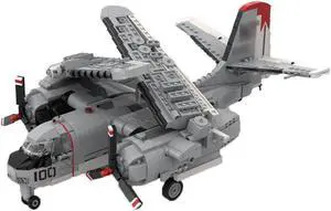 ZITIANYOUBUILD MOC-143540 S-2 Tracker Airframe Anti-submarine Warfare Aircraft 1757 Parts