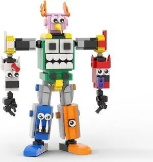 ZITIANYOUBUILD C9624 Robots with Multiple Monster Combinations Building Toys 347 Parts