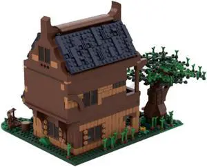 ZITIANYOUBUILD C7468 Modular Building: Medieval Store Model with Interior 1373 Parts