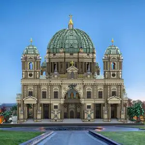 ZITIANYOUBUILD MOC-169060 Berliner Dom Cathedral with 29 Modules Modular Building 71407 Parts
