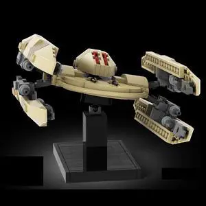ZITIANYOUBUILD MOC-147326 The Variable Geometry Self-Propelled Battle Robot, Mark I 298 Parts