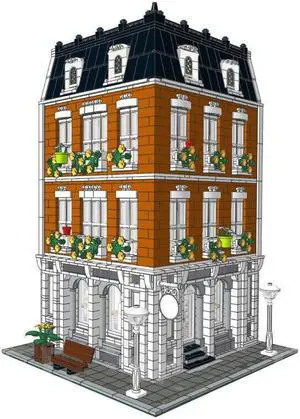 ZITIANYOUBUILD C415 Modular Wedding Dress Shop and Apartment Building Toys Set 3586 Parts