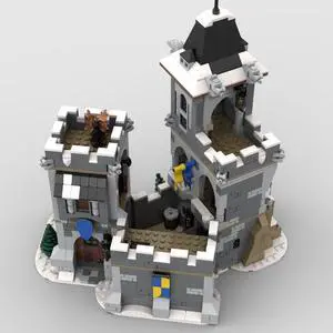 ZITIANYOUBUILD MOC-139872 Small Castle Northern Tower: Dragon's Nest with Interior 971 Parts