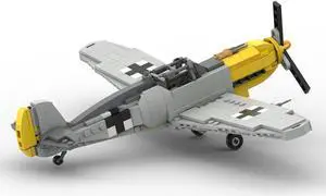 ZITIANYOUBUILD Custom MOC-71810 Messerschmitt Bf 109 410 Parts Kids Gift for Christmas