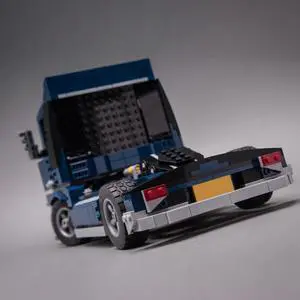 ZITIANYOUBUILD C4912 1025 Parts Truck Dark Blue Version from Set 10265 Alternate Gift