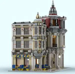 ZITIANYOUBUILD MOC-158545 2-in-1 Modular Corner Buildings Architecture with Interior 3971 Parts