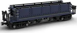 ZITIANYOUBUILD Custom MOC-55798 Side Dump Train Model 417 Parts Kids Gift for Christmas