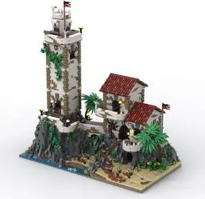 ZITIANYOUBUILD MOC-119841 Medieval Town Port Sauvage: Old Guard House and Tower 5101 Parts