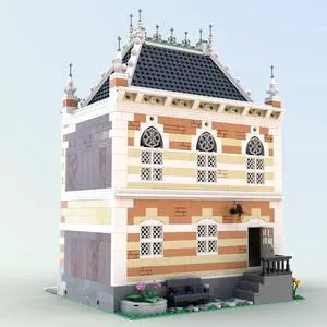ZITIANYOUBUILD MOC-89901 Modular Town Piano Society Building with Interior 3530 Parts