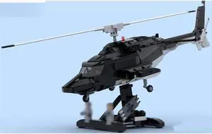 ZITIANYOUBUILD MOC-149250 Featured Helicopter with Display Stand from TV Series 1039 Parts