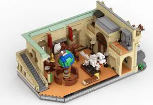 ZITIANYOUBUILD C9058 Museum with Dinosaur Fossil and Globe Building Toys Set 2593 Parts