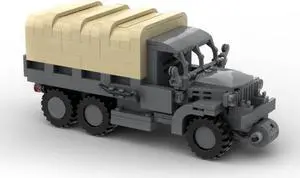 ZITIANYOUBUILD Custom MOC-127124 Tech Military Truck Model 292 Parts Kids Gift for Christmas