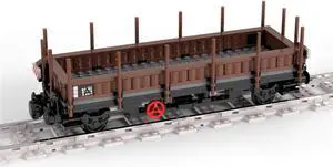 ZITIANYOUBUILD Custom MOC-81218 Flat Wagon Model 220 Parts Toys Kids Gift for Christmas