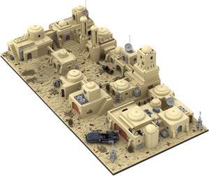 ZITIANYOUBUILD C5175 Modular Pub Bar on Tatooine with 5 Modules Building 14860 Parts