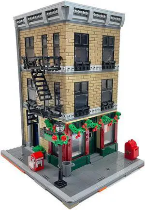 ZITIANYOUBUILD MOC-144374 Modular Apartment / Office / Pub Model Building Toys Set 767 Parts