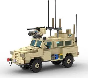 ZITIANYOUBUILD Custom MOC-132300 RG31 Mine-Resistant Armor Vehicle Model 496 Parts Kids Gift