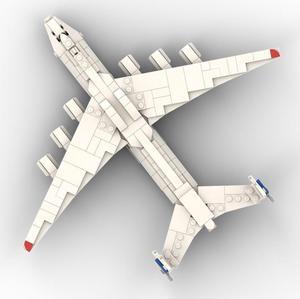ZITIANYOUBUILD Custom MOC-107147 Antonov AN-225 Mriya Model  482 Parts Gift for Christmas