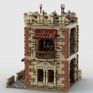 ZITIANYOUBUILD MOC-156582 Modular Building: Island Model for Pirates Theme Series 2704 Parts