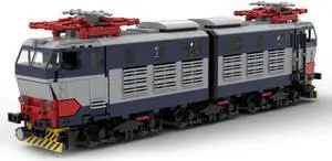 ZITIANYOUBUILD MOC-77095 Electric Locomotive Triple Bogie Articulated Engine 1647 Parts