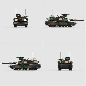 ZITIANYOUBUILD moc-134913 Modern Tank with Fully Detailed Interior 1678 Parts 1:32 Scale