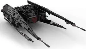 ZITIANYOUBUILD MOC-34444 Spacecraft Transport Ship with Display Stand and Interior 740 Parts