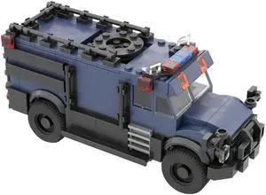 ZITIANYOUBUILD Custom MOC-114926 Special Police Van Model 447 Parts Kids Gift for Christmas