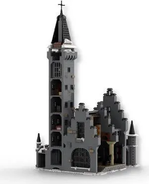 ZITIANYOUBUILD MOC-109103 Castle with Great Hall, Courtyard Modular Building 1942 Parts