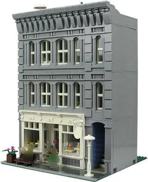 ZITIANYOUBUILD YOUFOY Modular Cupcake Shop and Apartment with Rooftop Garden 3103 Pieces