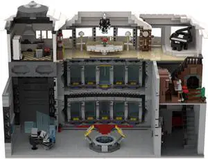 ZITIANYOUBUILD C4929 Hall of Armor / Base from Movie Building Toys Set 5021 Parts Gift