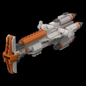 ZITIANYOUBUILD Custom MOC-106507 Sci-Fi Hammerhead-Corvette 277 Parts Kids Gift for Christmas