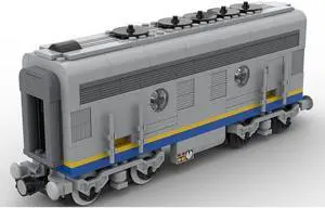 ZITIANYOUBUILD Custom MOC-82274 Blue Carriage Model 373 Parts Kids Gift for Christmas