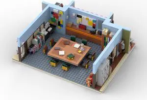 ZITIANYOUBUILD C6322 COMMUNITY COLLEGE Building Toys Set for Collection 1506 Parts Gift