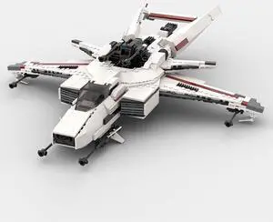 ZITIANYOUBUILD C5617 Small Combat Space Ship Medium Fighter from Video Game 900 Parts