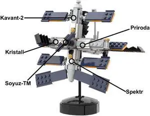 ZITIANYOUBUILD Custom MOC-122803 1/220 Scale Spacecraft Model 331 Parts Kids Gift for Christmas
