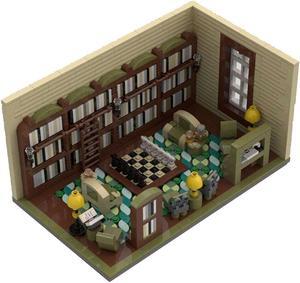 ZITIANYOUBUILD MOC-129589 Vintage Library in Victorian Style Building Toys Set 1145 Parts