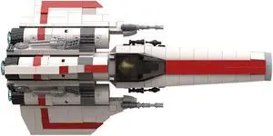 ZITIANYOUBUILD MOC-45112 MK1 Colonial Viper Viper Mark I Fighter Model MOC Build 609 Parts