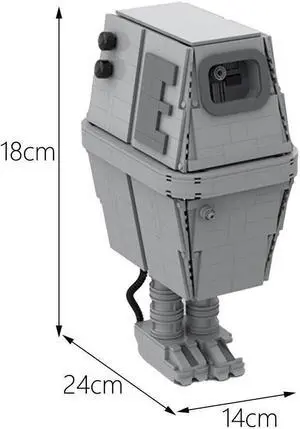 ZITIANYOUBUILD C7423 Robot Power Generators Model with Legs from Movie 732 Parts Gift